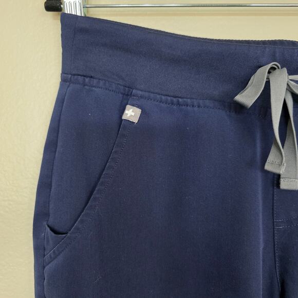 FIGS Technical Collection Scrub Pants Women’s Small Navy Jogger Stretch - Picture 5 of 12